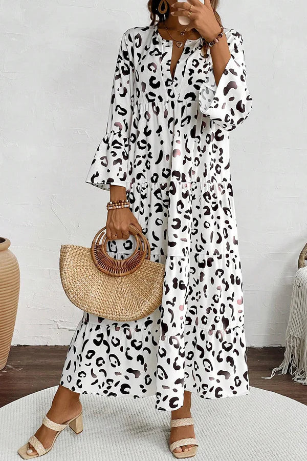 Effortless Leopard Maxi